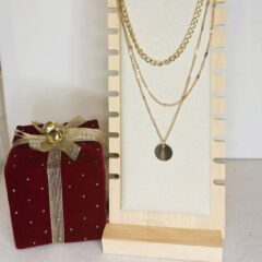 Fio Prata 925 Feminino em Camadas com Medalha Solar