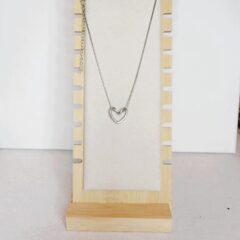 Fio Prata 925 – Coração Minimalista