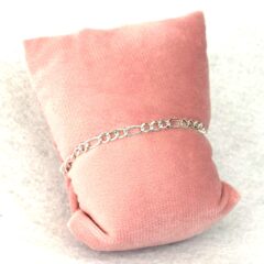 Pulseira Prata 925 Masculina e Feminina – Modelo Grumet Fino