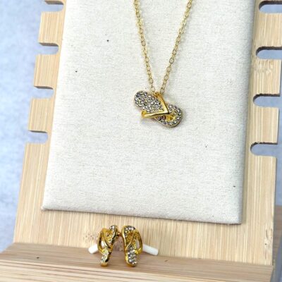 Conjunto Biju com Strass