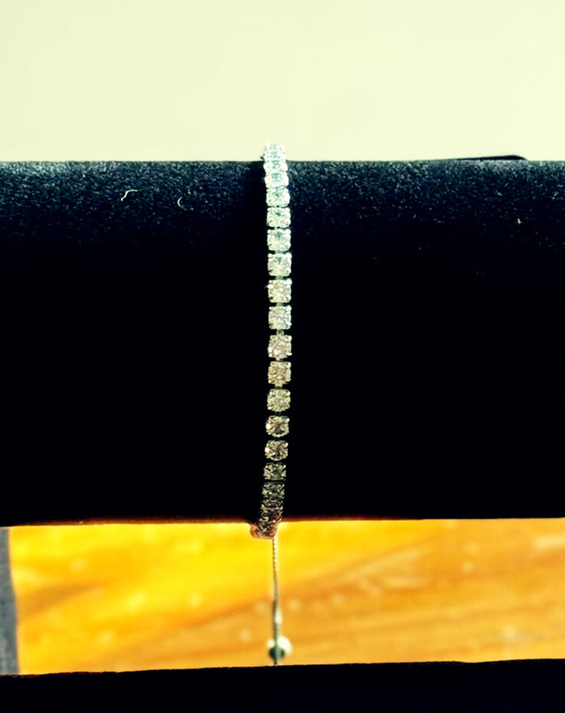 Pulseira Riviera Ajustável Prata 925 com Zircônias