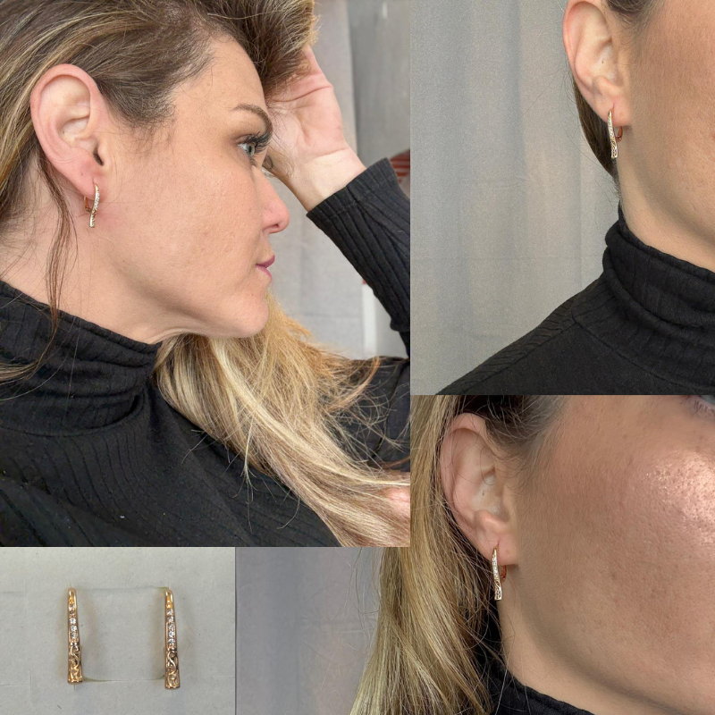 Brinco Argola Fina em Prata 925