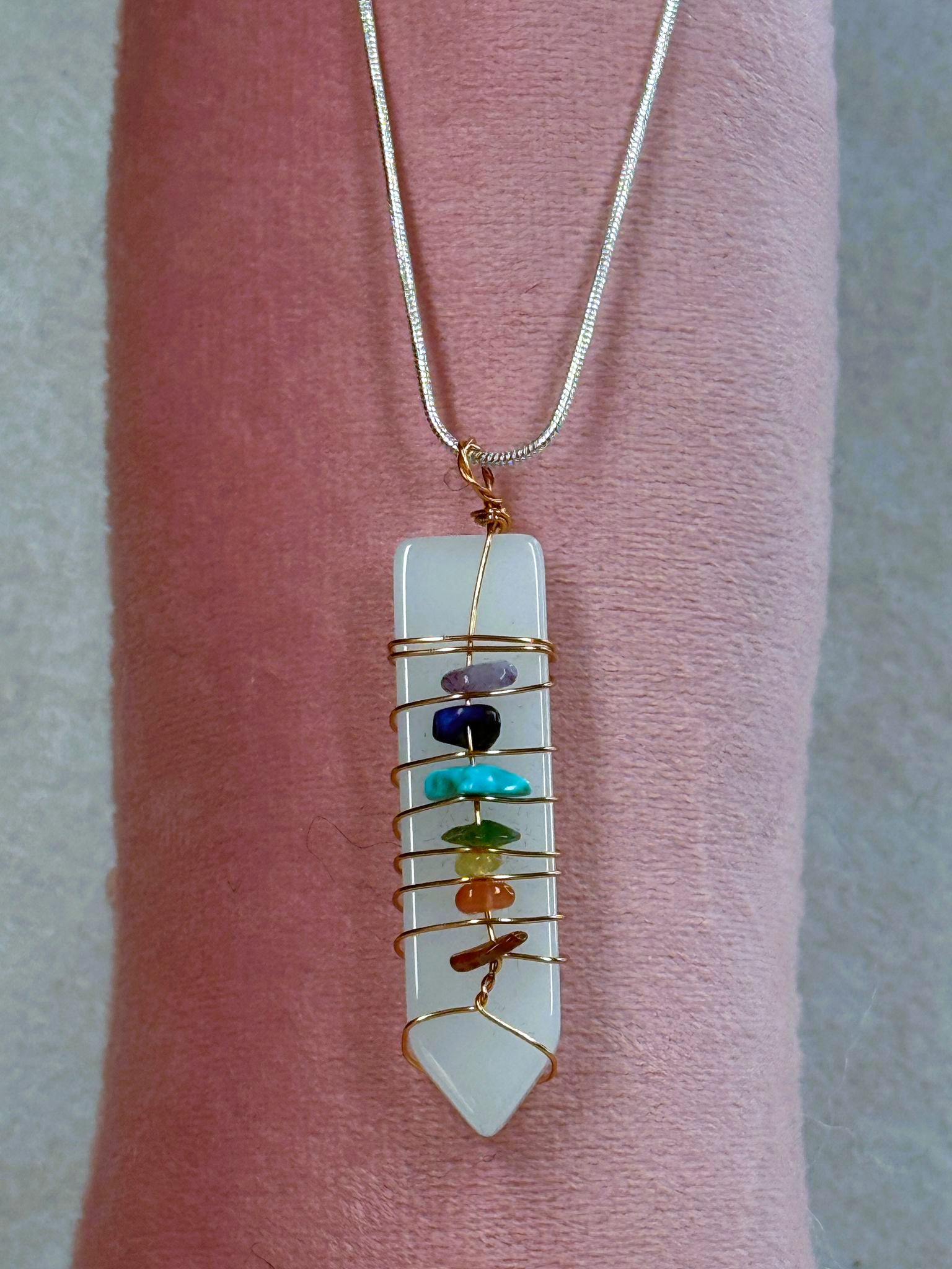 SELENITA 7 CHAKRAS PRATA